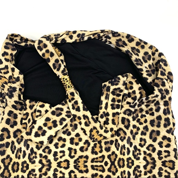 mouille swimwear Leopard One-Piece Suit Size Large NWT - Picture 6 of 12